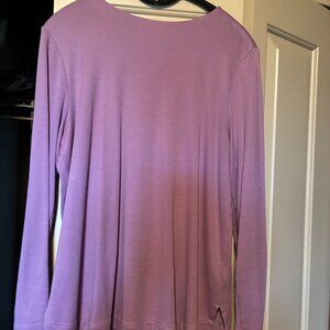 J Jill Purple  Tunic Shirt